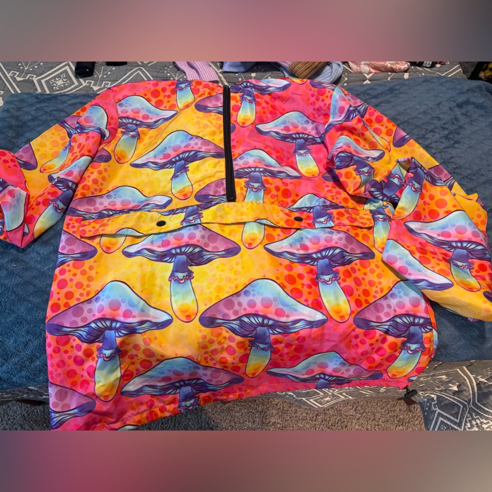 Rue21 Colorful Mushroom Jacket